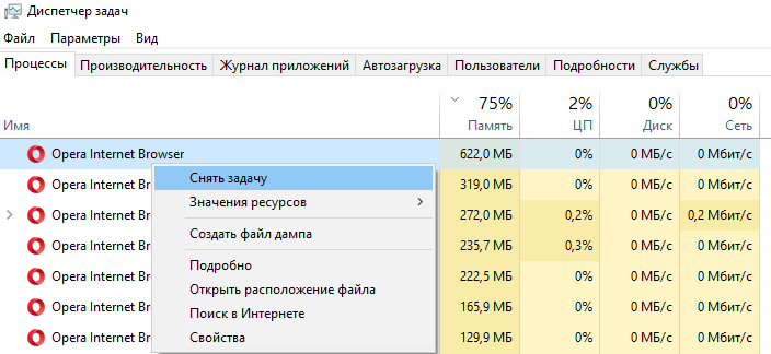 Как очистить оперативную память на Windows 10