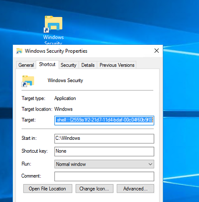 explorer.exe shell:::{2559a1f2-21d7-11d4-bdaf-00c04f60b9f0} ярлык смены пароля