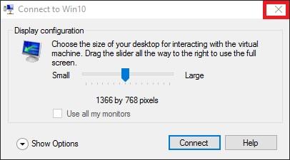 вход в ВМ Windows без пароля при использовании hyper-v enchanhed session mode