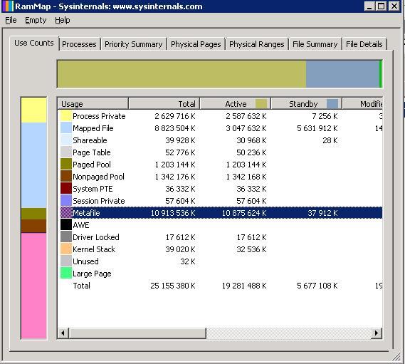 rammap metafile