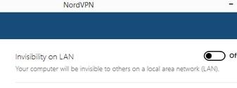 vpn клиент - отключить невидимость компьютера в локальной сети 