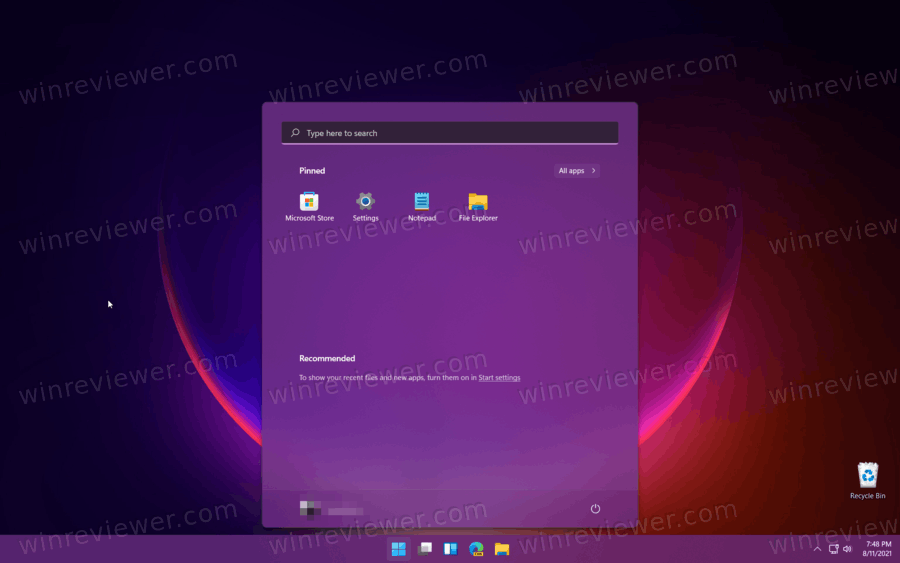 Windows 11 изменить цвет меню Пуск и панели задач