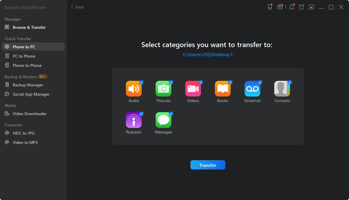 How to transfer photos from iPhone to computer - Step 2
