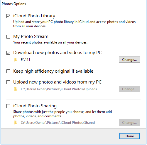 How to download iCloud photos to PC via iCloud control panel