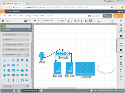 UML диаграммы онлайн с помощью LucidChart Free
