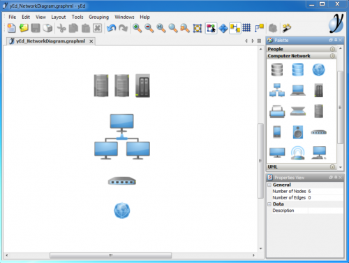 Программа для создания диаграмм yEd Graph Editor