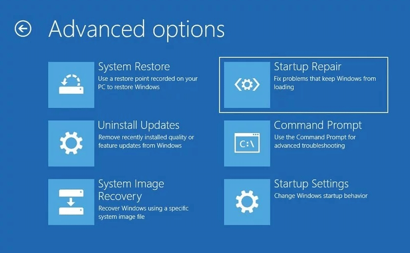 startup repair