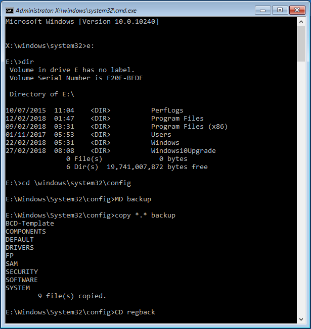 Windows Command Prompt