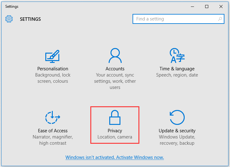 click Privacy