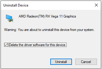 uninstall device