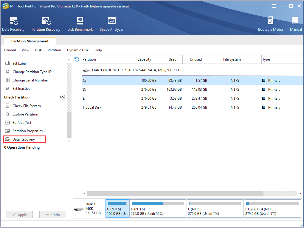 choose Data Recovery
