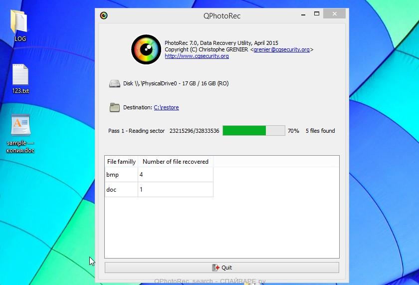 QPhotoRec