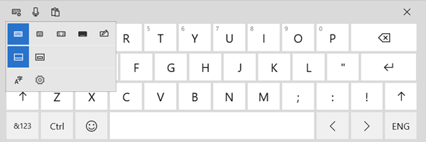 Windows 10 Touch Keyboard