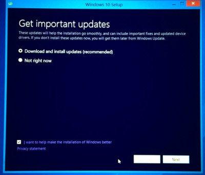 Install or Upgrade using Windows 10 ISO and Media Creation Tool