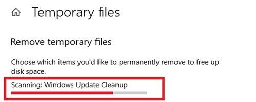 temporary files on Windows 10