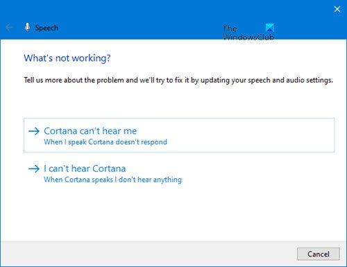 speech-troubleshooter