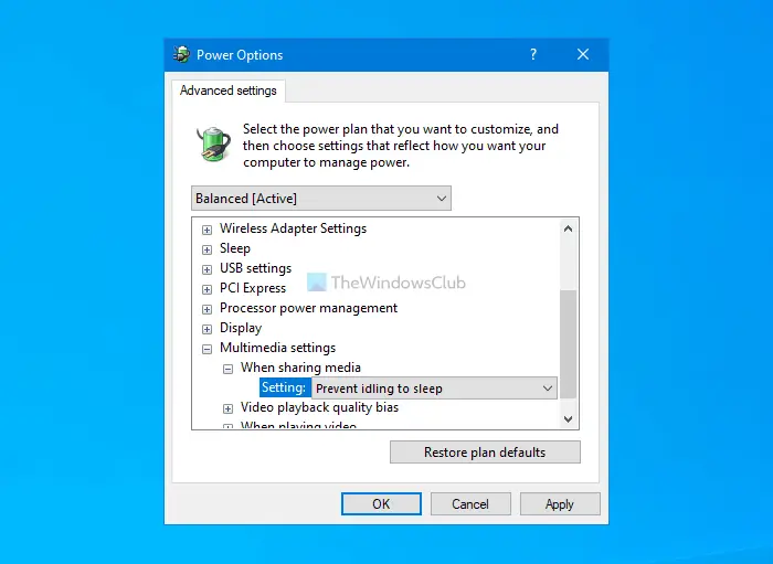 Screen won’t turn off after specified time in Windows 10