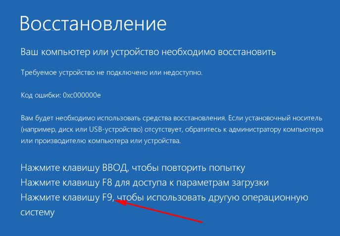 Восстановление
