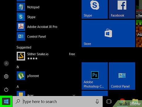 Image titled Change a User Account Picture in Windows 10 Step 1