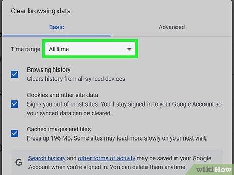 Image titled Clear the Cache in Chrome Step 7
