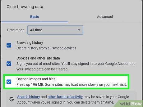 Image titled Clear the Cache in Chrome Step 8