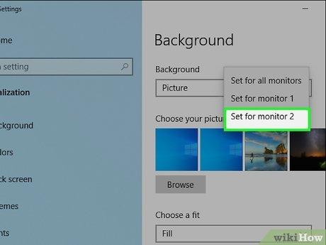 Image titled Set Different Wallpapers on Dual Monitors on Windows Step 10