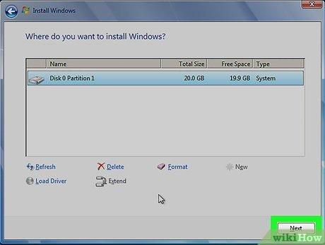 Изображение с названием Format the C Drive With Windows 7 Step 11
