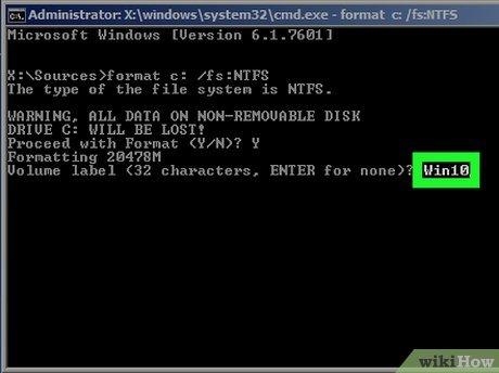 Изображение с названием Format the C Drive With Windows 7 Step 21
