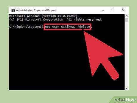 Изображение с названием Add and Delete Users Accounts With Command Prompt in Windows Step 8