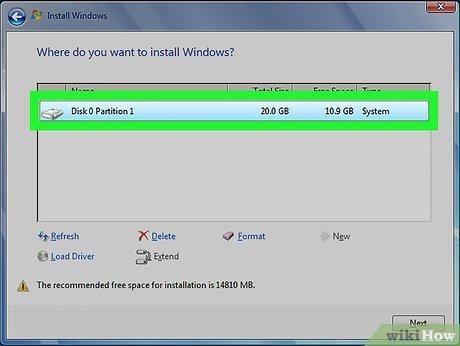 Изображение с названием Format the C Drive With Windows 7 Step 9