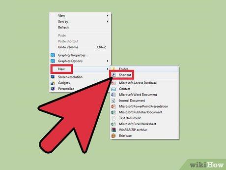 Изображение с названием Create a Desktop Shortcut Step 1